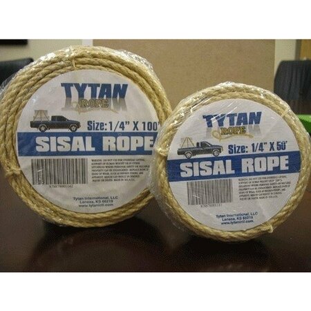 TYTAN INTERNATIONAL ROPE SISAL 1/2X50FT MINI COIL SR125012